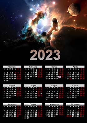 2023 calendar example 3
